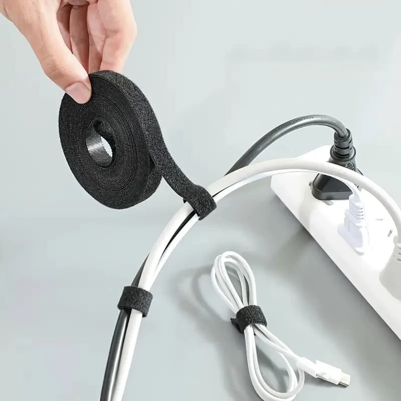 1-5m Organizzatore di cavi Gestione dei cavi Avvolgicavo Nastro Auricolari Mouse Gestione dei cavi Fascette Protezione per iPhone Xiaomi Samsung