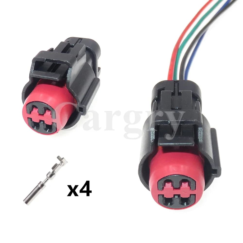 Set di 4 connettori per climatizzatore auto, accessori per la modifica dell'auto, presa con cavo per pressostato dell'aria condizionata per Mondeo