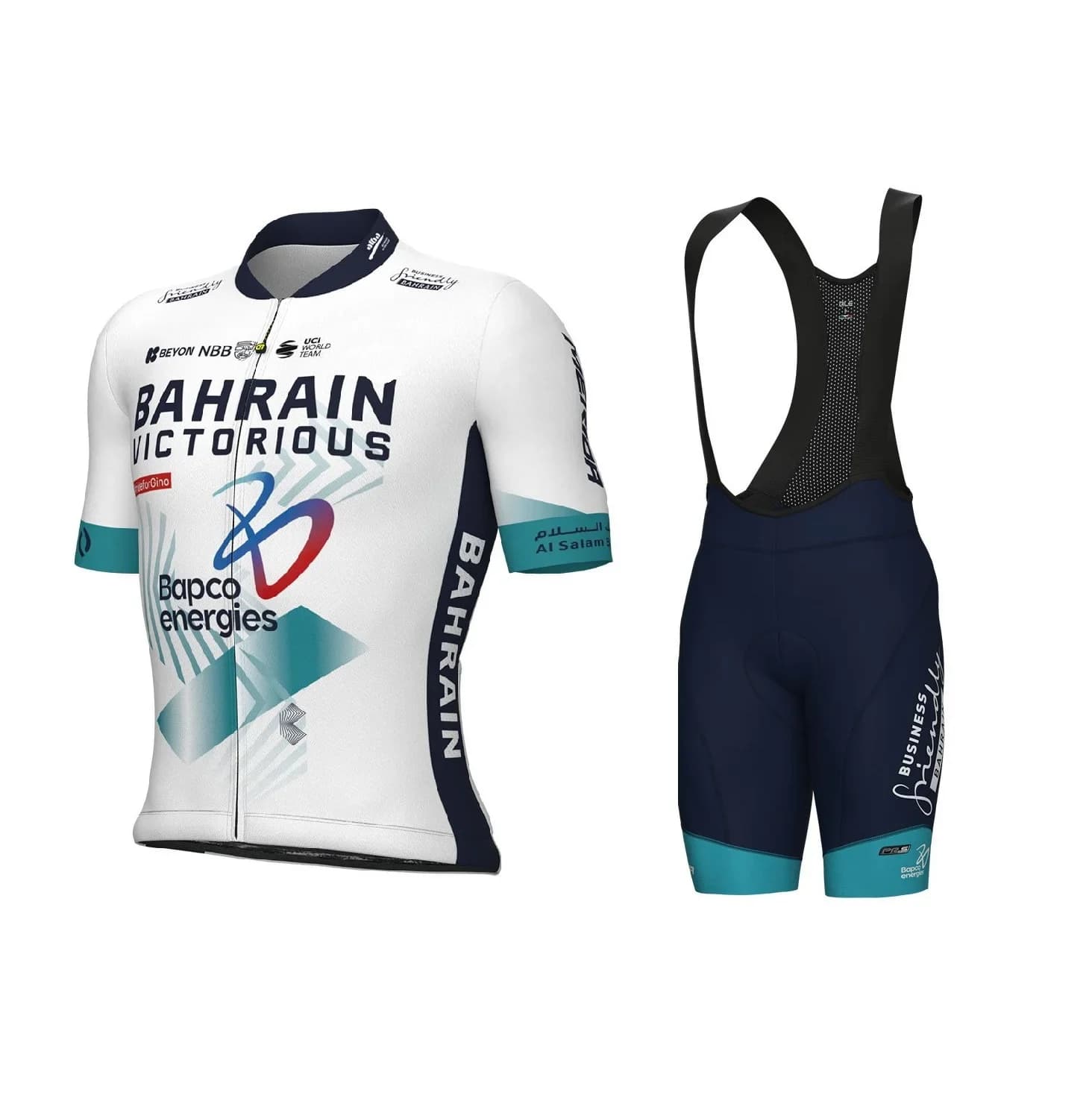 LASER CUT 2025 BAHRAIN VICTORIOUS TEAM MAGLIA DA CICLISMO A MANICA CORTA ESTATE CICLISMO WEAR ROPA CICLISMO+BIB SHORTS
