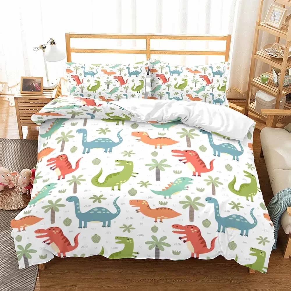 Set dummie dinosaur mimetic 3d for boy bed linen set for teenagers winter 100% polyester pillow pillow pillowcase beds