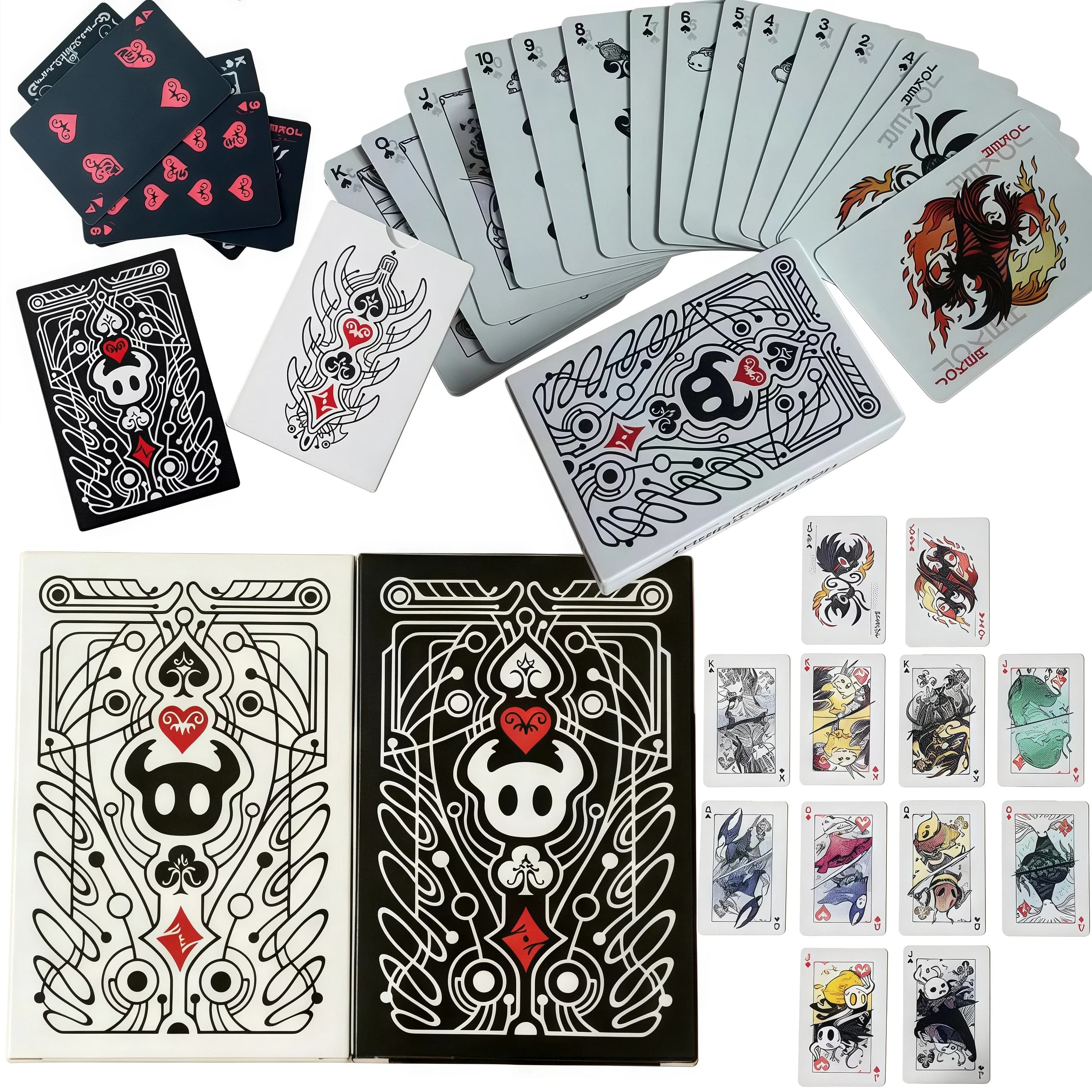 Carte da Gioco Standard Hollow Knight, Gioco da Tavolo per Feste in Famiglia, Carte da Gioco Portatili Creative, Regalo da Collezione