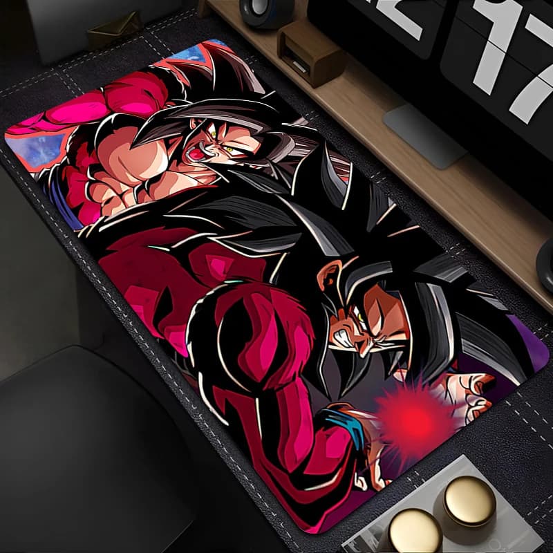 DBZ Dragon Ball Large Rubber Mouse Mat with HD Printing Computer Game Accessories Mouse Mat Extended Desk Mat Player Carpet with Locking Board