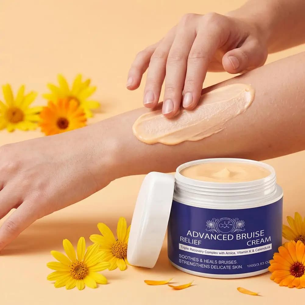 Bruising & Swelling Arnica Bruise Cream Extra Acting for on Thin Skin Advanced Formula Soothing Hydrating for Face and Body