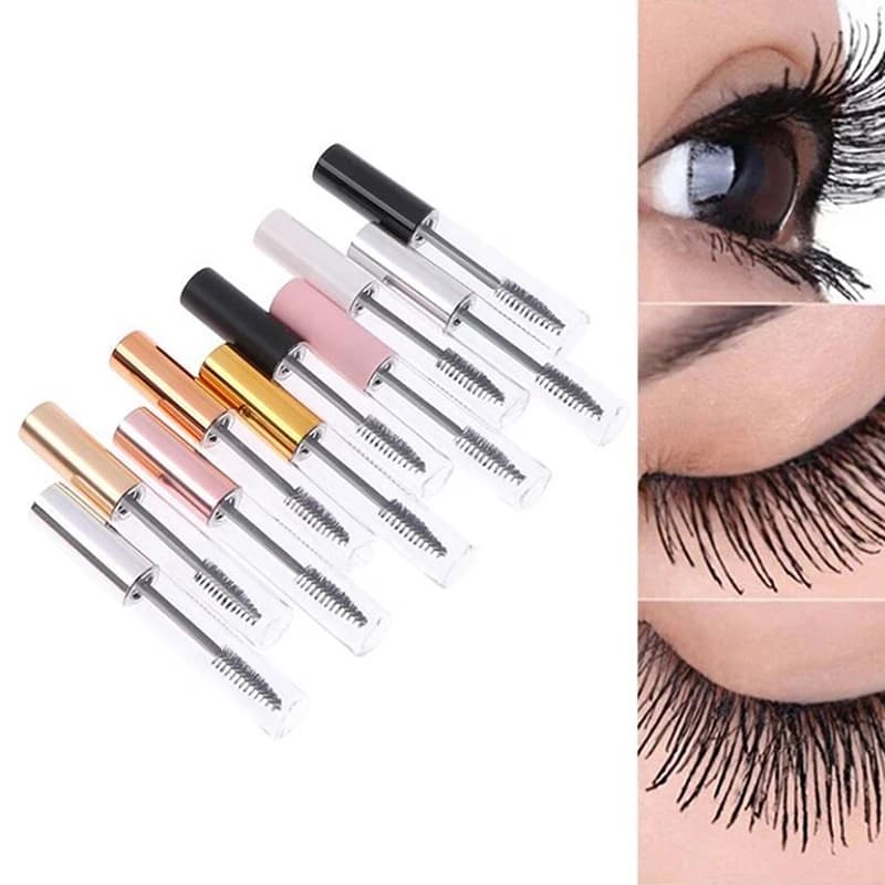 10 ml empty mascara pipes Reusable bottle for makeup eyelashes White carpet Cosmetic packing containers Eyebrow cream tubes