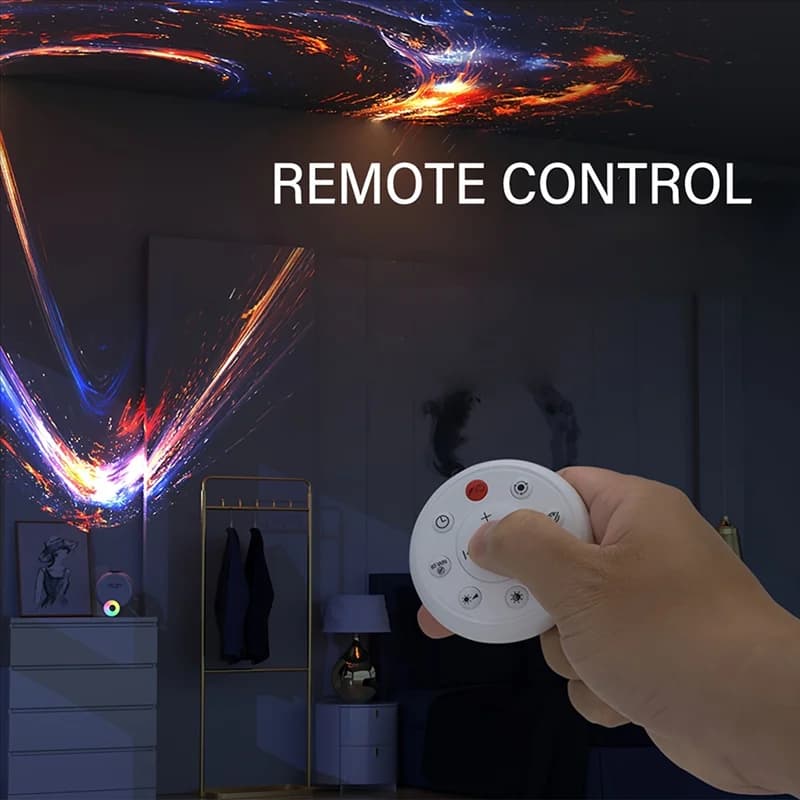 A31R-Proiettore Galaxy Star con luce notturna RGB e altoparlante Bluetooth Lampada lunare LED USB 13 diapositive per camera da letto Sala giochi per bambini