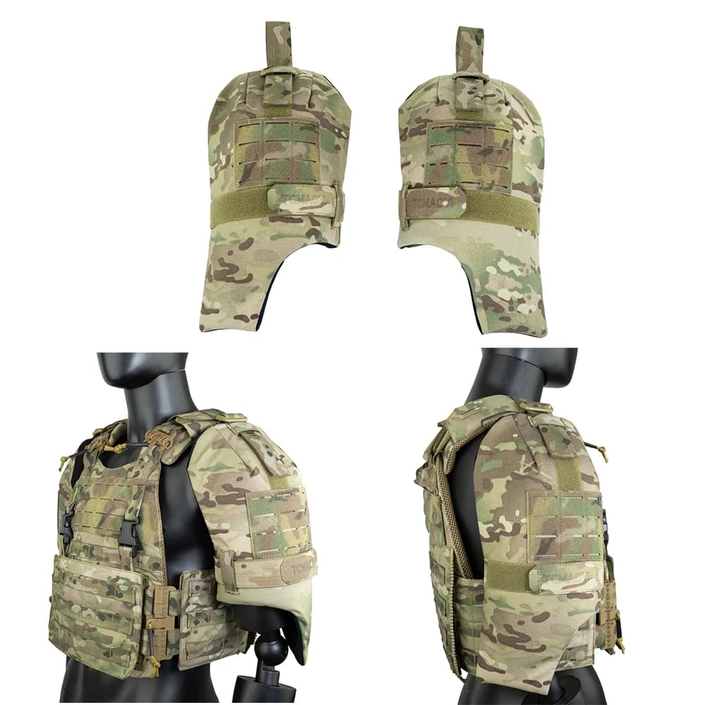 Tactical Vest Universal Shoulder Protection UTOC Extended Shoulder Detachable Multifunctional Arm Protection Expansion Kit