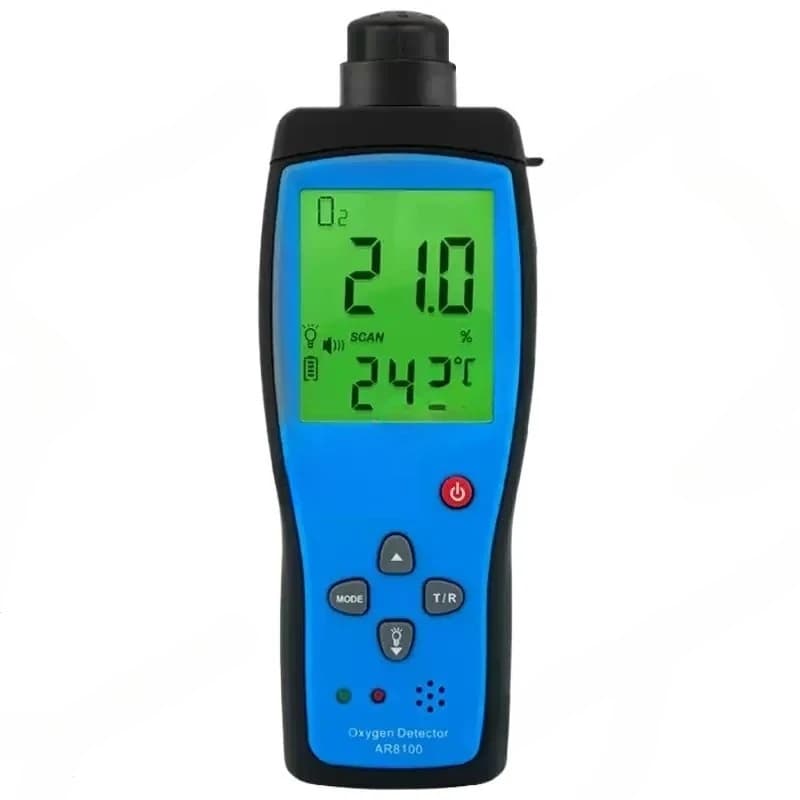 AR8100 Rilevatore di ossigeno Concentrazione dell'ossigeno dell'aria, portatile, allarme