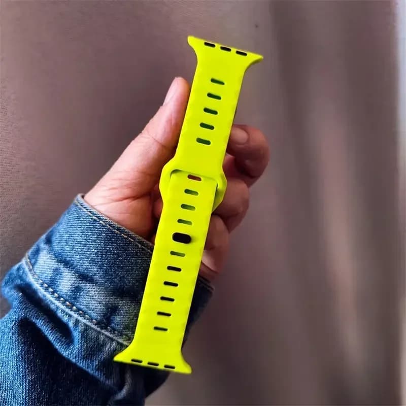 Sports Strap for Apple Watch Ultra2 49mm 46mm 45mm 40mm 44mm 38-42mm 41mm silicone bracelet iWatch series 10 9 8 7 6 SE 5 4
