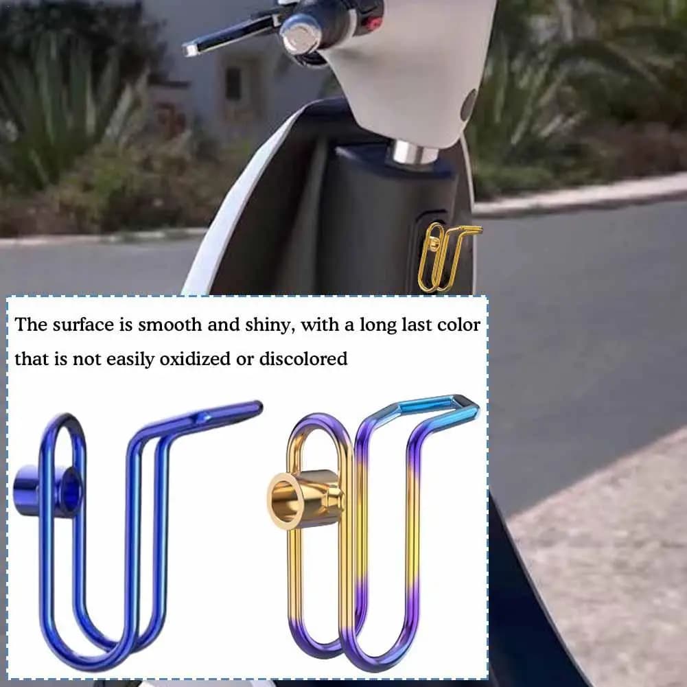 1 pcs stainless steel bike helmet electric bike hook Scooter helmet support hook cycling accessories 4 colors