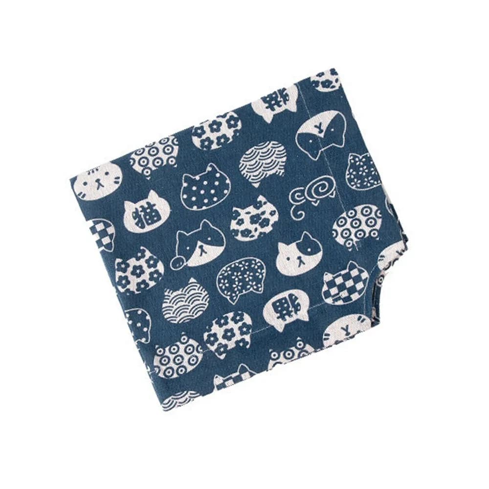 Cartoon Pet Camp Bed Sheet Dirt Resistant Removable Pet Bed Sheet Replacement Washable Nylon Cat Dog ​​Changing Blanket