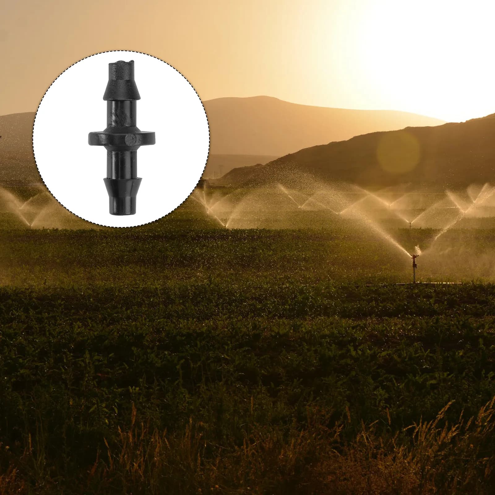 100Pcs Plastic Hose Connector for Garden Irrigation 4 7Mm Tube Leakproof Fittings Hose Joint Fitting Joint Tube Adapter