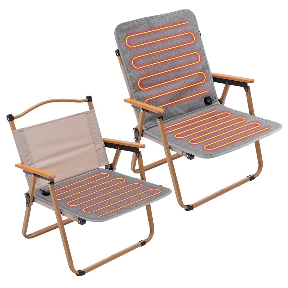 3 temperature heated camping chair pad for outdoor camping office
