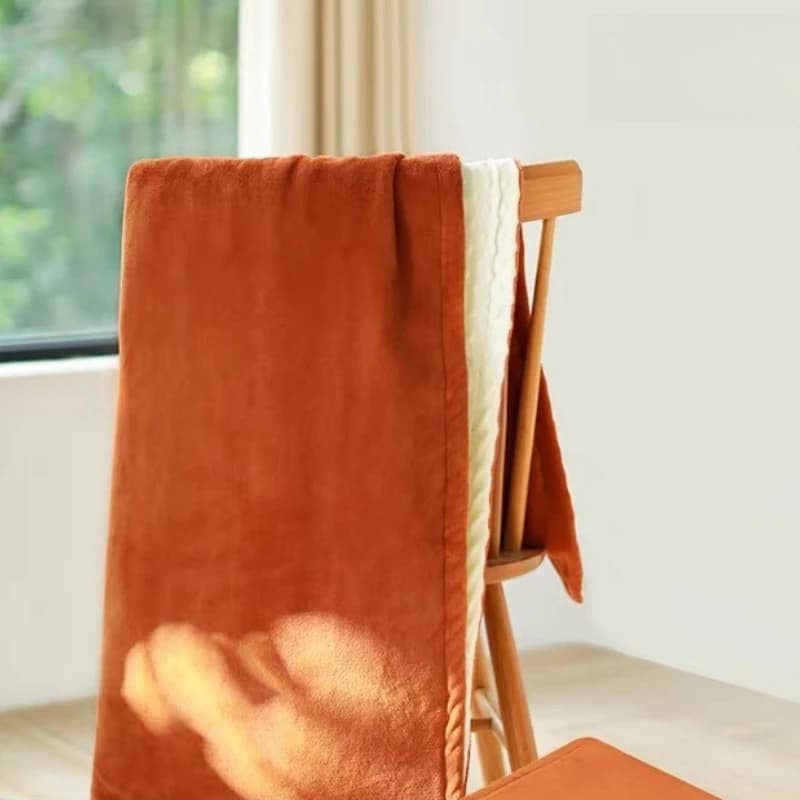 Electric warm-up blanket, small heating shawl, leg cover, washable, electric mattress for lunch break