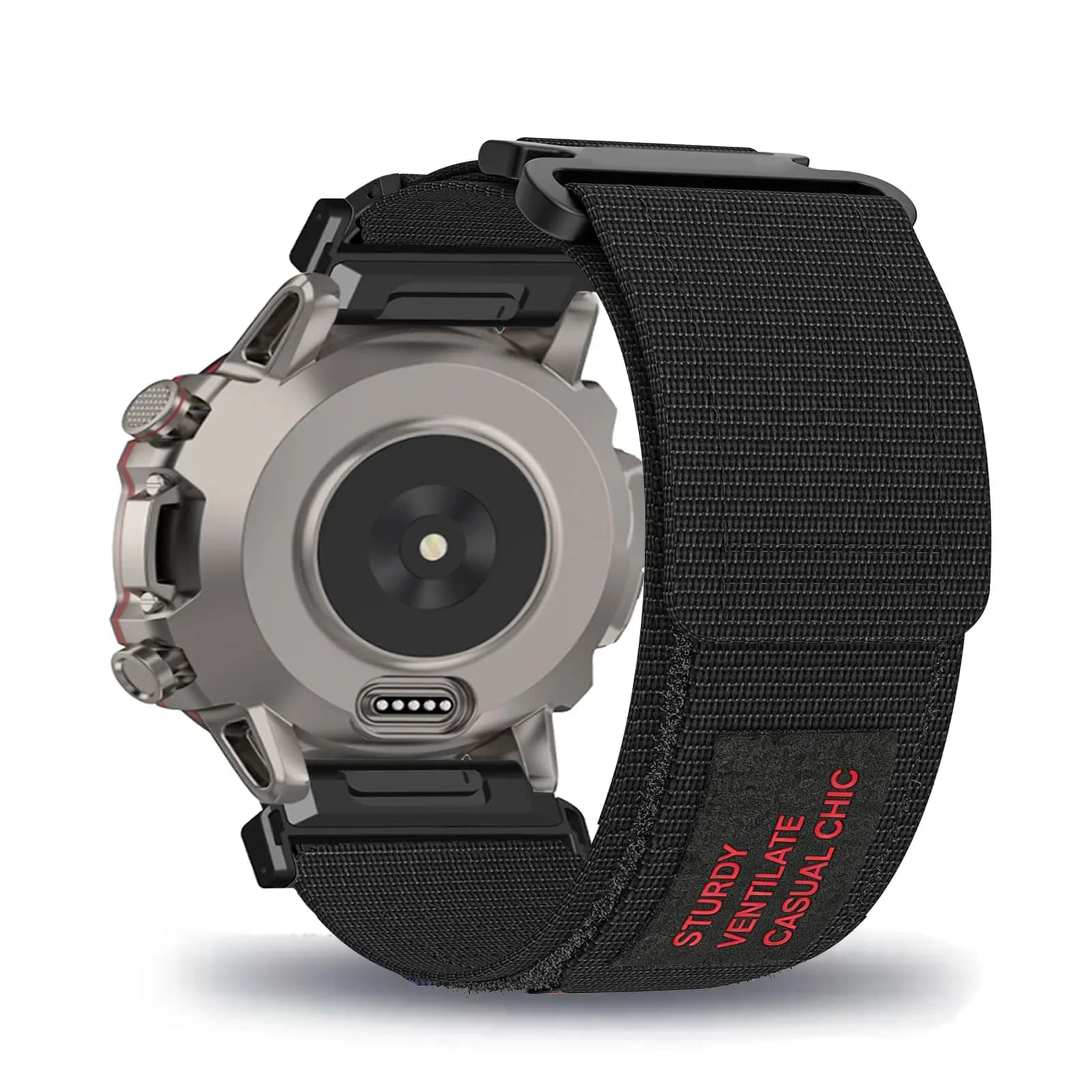 Cinturini in nylon con velcro per COROS VERTIX 1/Amazfit Falcon per uomo e donna