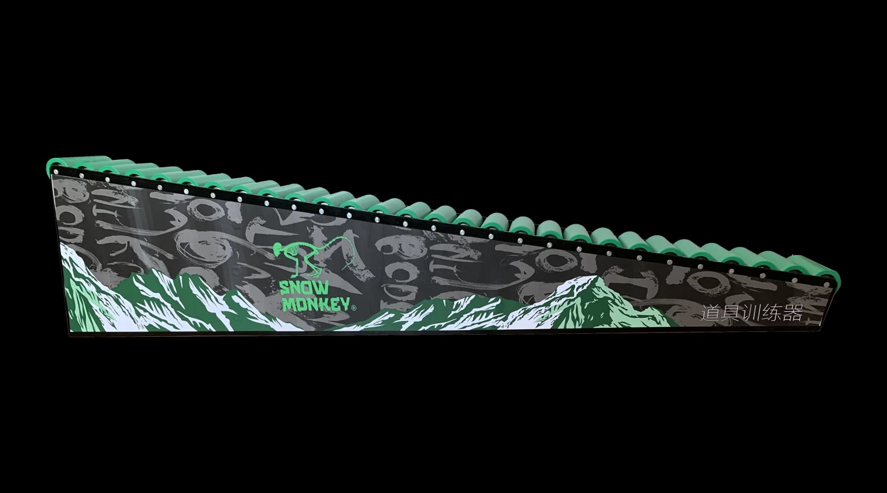Trampoline Training Board Snowboard Custom Jib Simulator Tool Ski Binding Roller Rail Trainer