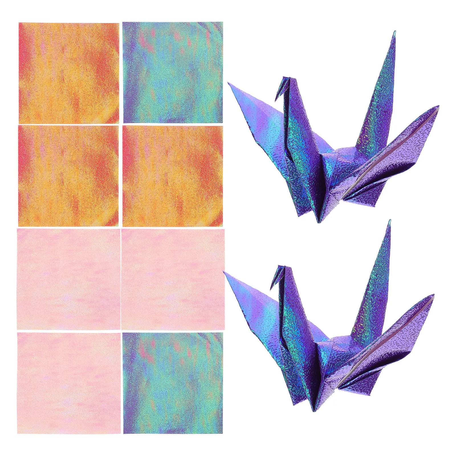 12 Sheets High-Quality Origami Paper Vibrant Color Square Sheets Perfect for Arts Crafts Projects Schools Teachers Color