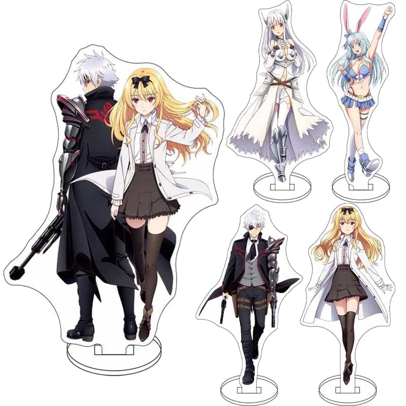 16CM Anime ‌Arifureta: From Commonplace to World's Strongest‌ Figure Nagumo Hajime Mei Shia Haulia Acrylic Stand Cos Ornaments