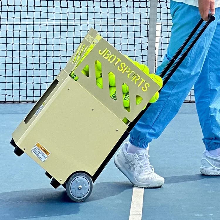 hot GT M6 Mini macchina per palline da tennis Compatta stabile Logo personalizzabile Imballaggio APP Funzionamento di controllo remoto