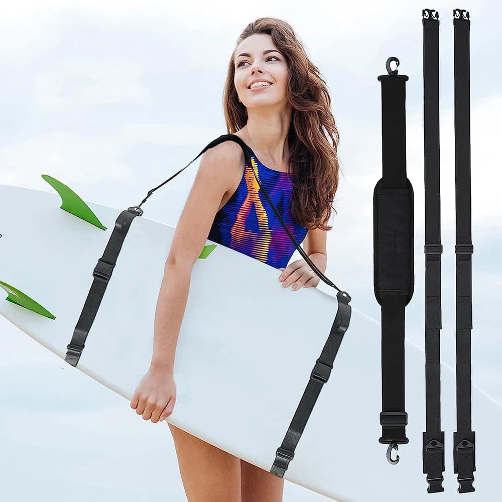 Spalla per tavola da surf SUP Paddle Board Tracolla per trasporto Sling Stand Up Paddleboard Wakeboard Surf Kayak Strumento
