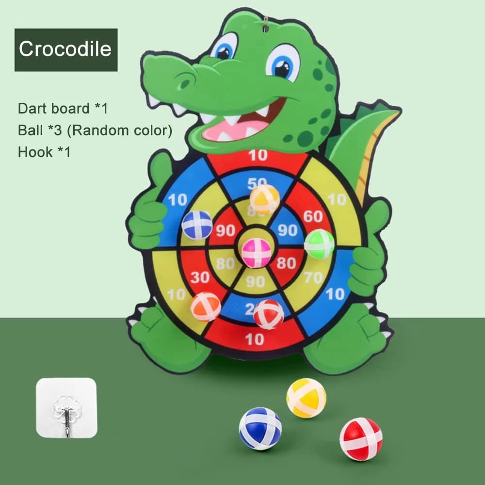 Educational Games Garlic for darts Toy for kids Stickey Ball Dart Indoor Sports Games Mountaineers for children from 3 to 7 years