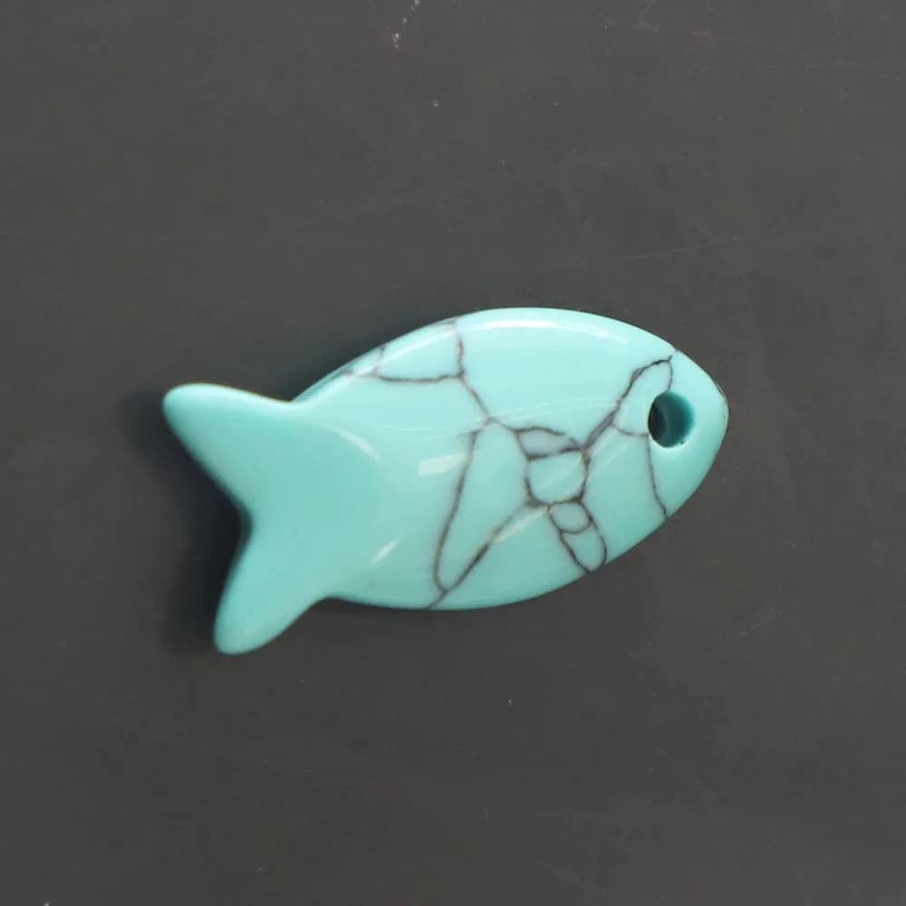 1 Pezzo di Perla a Forma di Pesce in Pietra Naturale 25x13mm, Ametista e Agata Lucidati, Accessori per Gioielli Fai-da-Te, Ciondoli per Collane e Orecchini