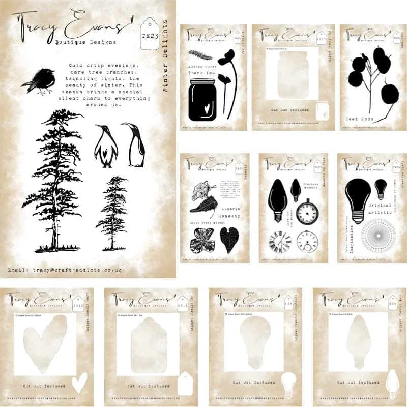 Honesty Seed Pods Stamp And Stencil New Arrival 2026 Scrapbook Diary Decoration Stencil Embossing Template DIY Greeting Card