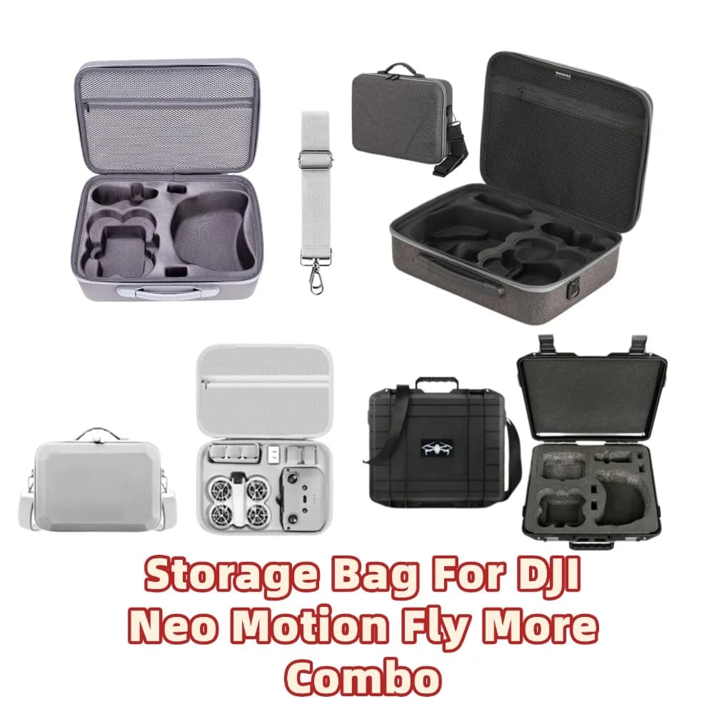 Custodia per DJI Neo Motion Fly More Combo Scatola da viaggio per DJI NEO Occhiali N3/RC Motion 3 Custodia da trasporto Accessori per droni