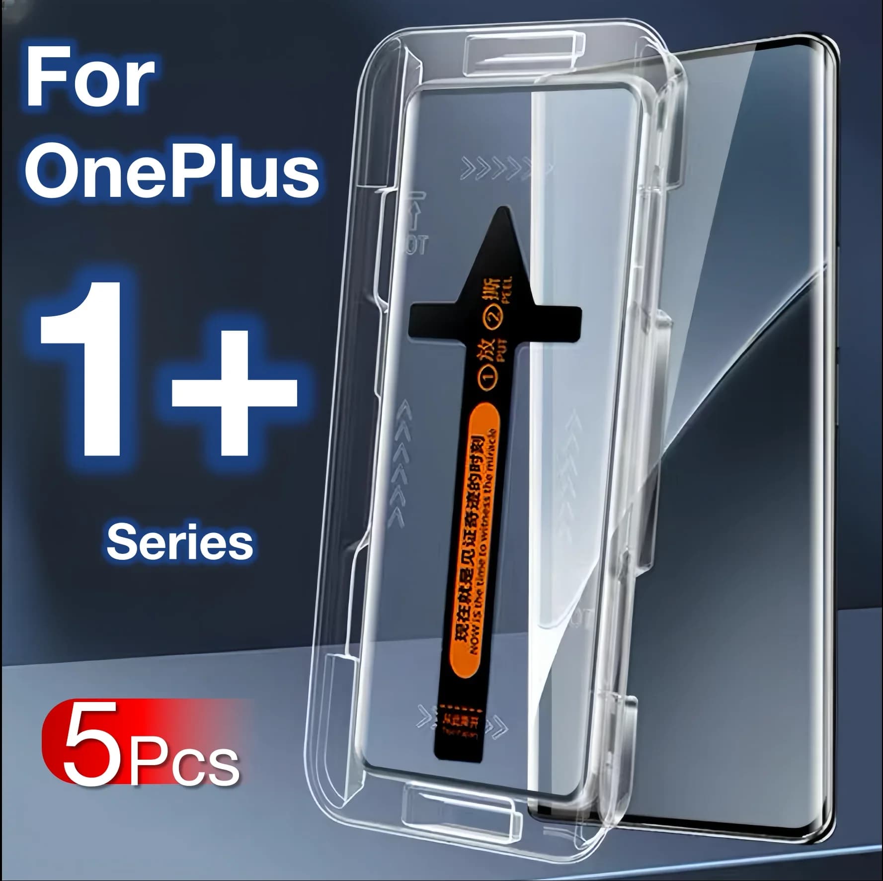 5 pezzi per OnePlus 13 12 11 10 9 8 Ace 3 2 Pro One Plus 1+ protezione dello schermo in vetro temperato protettiva con kit di installazione