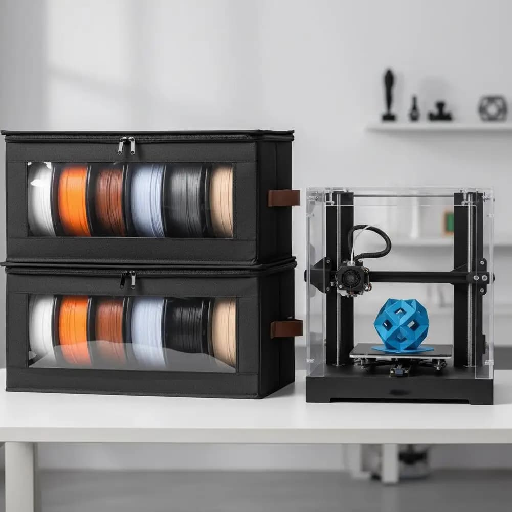 Borsa Porta Filamenti per Stampante 3D, Contenitori per Filamenti, Accessori per Stampa 3D, Supporto per Casa, Ufficio e Laboratorio