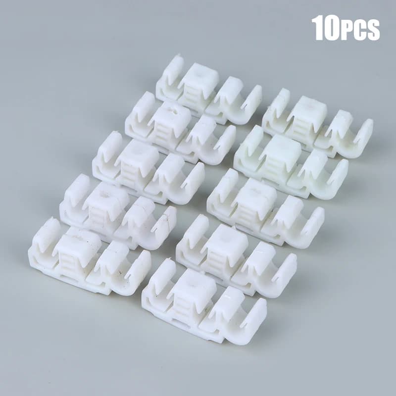 New 10PCS Car Brake Line Cable Bracket Vacuum Hose Pipe Clips For Chery Chassis tubing fixed line clip hooks
