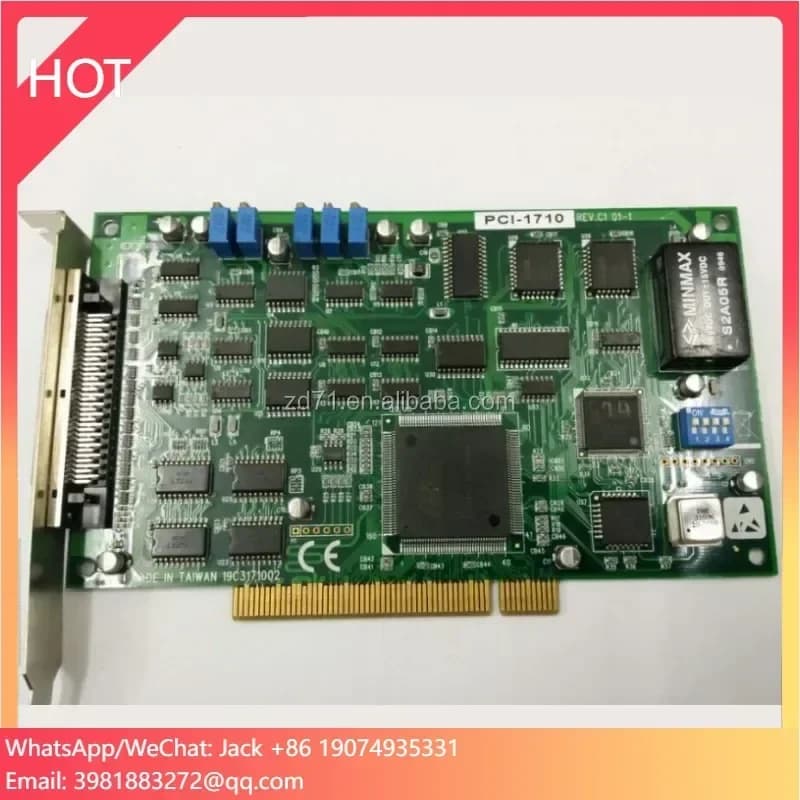 Scheda di acquisizione dati PCI-1710 DAQ usata in buone condizioni
