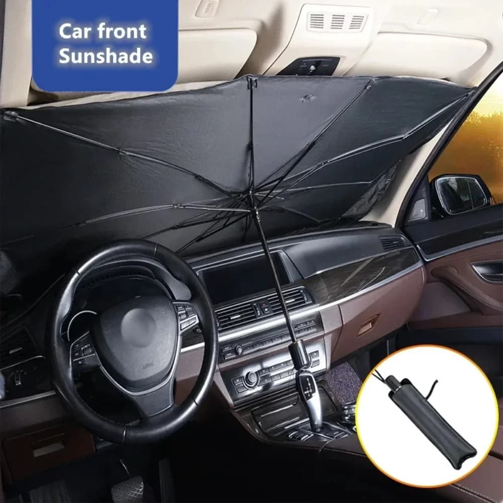 Car Sunshade Umbrella Car Sun Shade Protector Parasol Summer Sun Interior Windshield Protection For Auto Shading Parasol