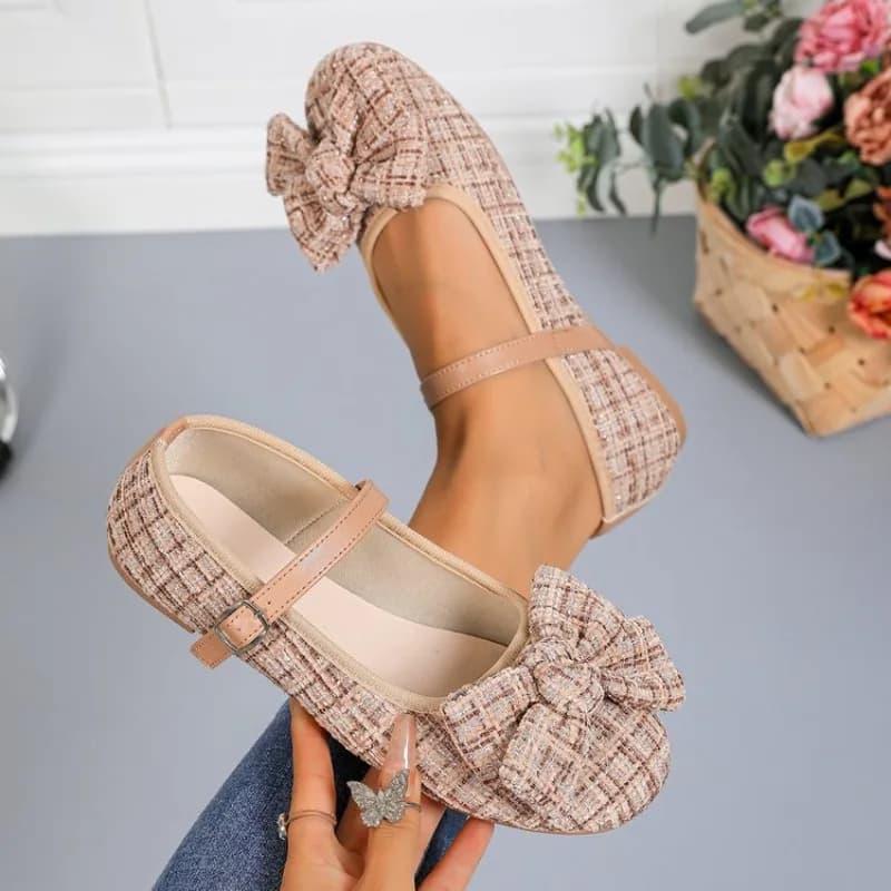 Women Flats Large Size Shoes Women Comfortable Outdoor Sneakers Women Butterfly-knot Soft Sole
