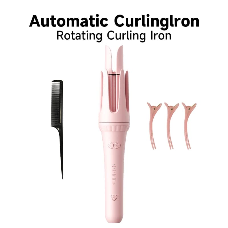 Automatic Curling Iron 32mm Large Wave Groove Design Anti Snag Tens of Millions Negative Ions Ceramic Essential Oil Coating Fast