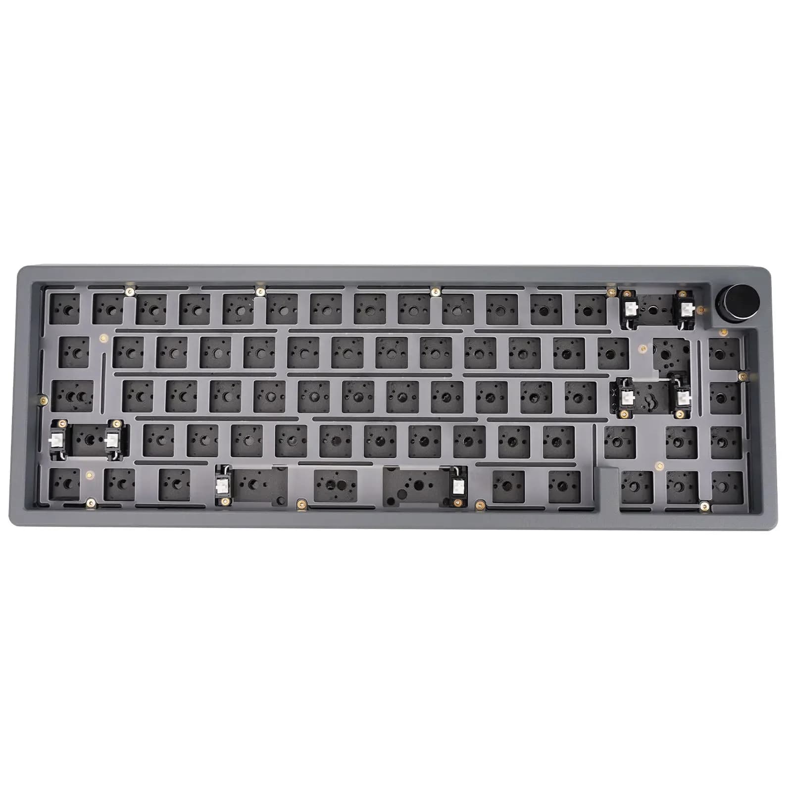 'Custom Mechanical Keyboard Kit Full CNC Aluminium Case 65 Keys Dual Mode Wireless Keyboard