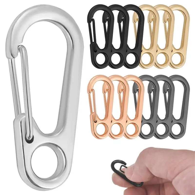 10/20/5pcs Aragosta Chiusura Fibbia Keychian Moschettoni Campeggio Esterna Trekking Fibbie Molla In Lega di Moschettoni Portachiavi Strumento Pinze