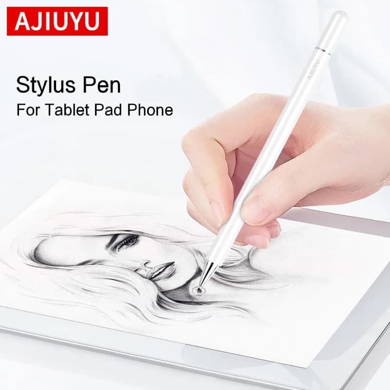 AJIUYU Stylus Pen Drawing Touch Screen capacitivo per iPad Samsung Xiaomi Lenovo Huawei Honor Pad Smart Tab A8 S8 Tablet Phone