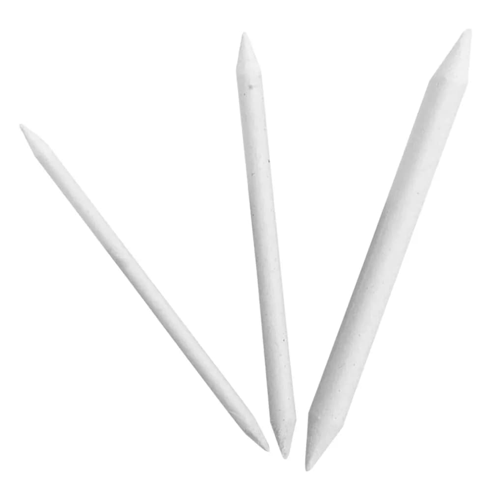 3 Pcs Art Drawing Kit Blending Stump Artists Tools for Charcoal Sketch Sticks Beginner Brush