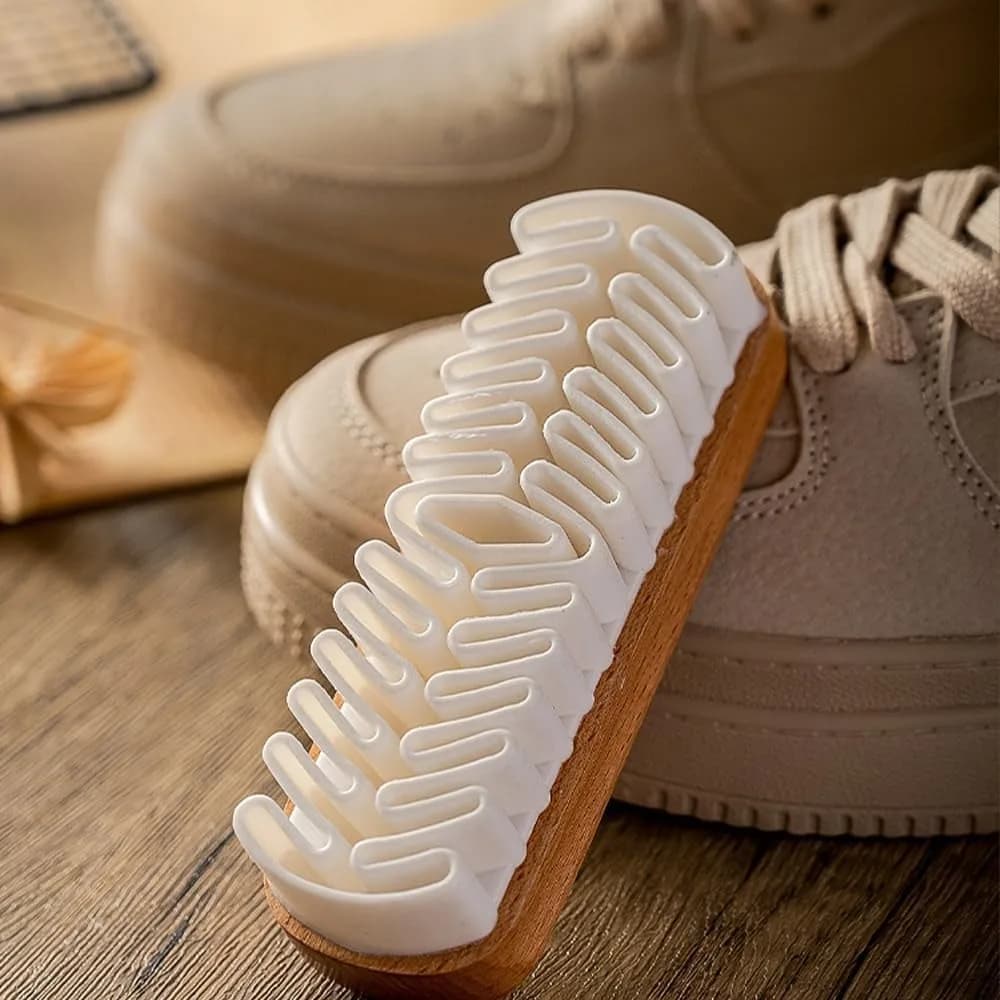 Set di 3 Pezzi con Gomma per Cancellare, Kit di Spazzole in Pelle Scamosciata, Kit Multifunzionale per la Rimozione delle Macchie, Spazzole Morbide per la Pulizia delle Scarpe