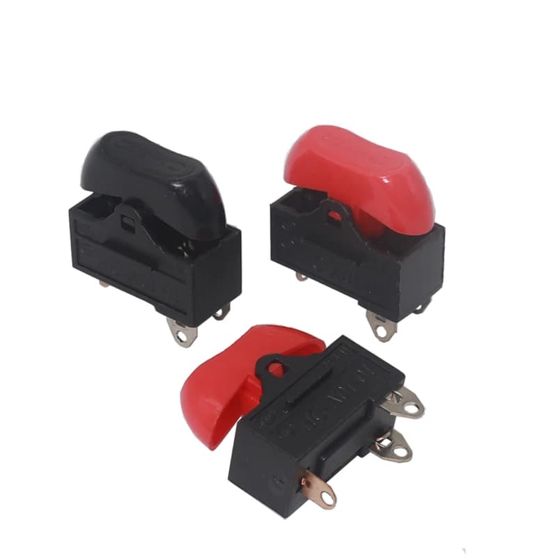 【10-2PCS】Accessori per interruttore dell'asciugacapelli elettrico Kangfu, interruttore a 3 pin rosso a tre livelli di potenza