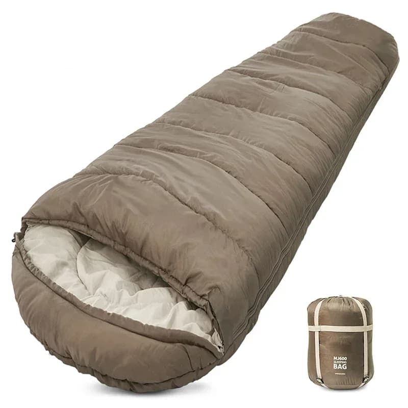 ♪ MJ300 MJ600 light sleeping bag for mummy Winter sleeping bag in outdoor camping cotton