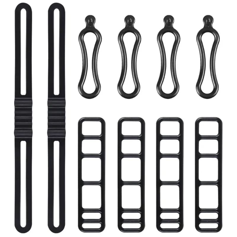 Fasce di montaggio in silicone per bici Cinghie in gomma per luce per bicicletta per fissaggio fanale posteriore per fari Accessori bici universali Parti di biciclette