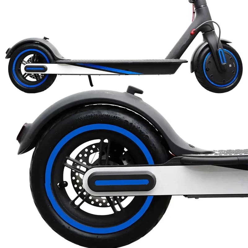 Scooter Guida notturna Striscia di avvertimento Decalcomanie riflettenti per scooter in PVC per Xiaomi Mijia M365 Parti di modifica scooter impermeabili