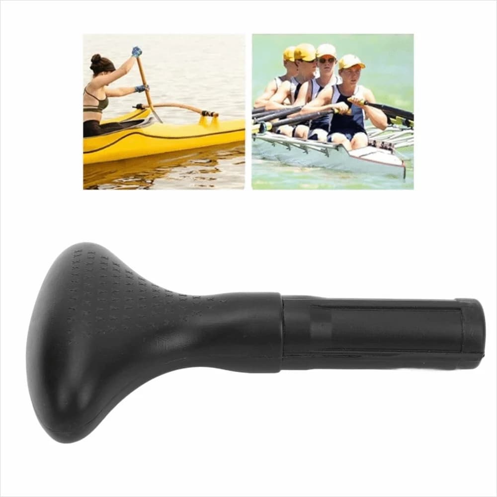 2 Holes Kayak Paddle Handle Enhanced Comfort Strong Grip Lightweight Paddle Handle Replacement Non-Grip Handle for Beginners