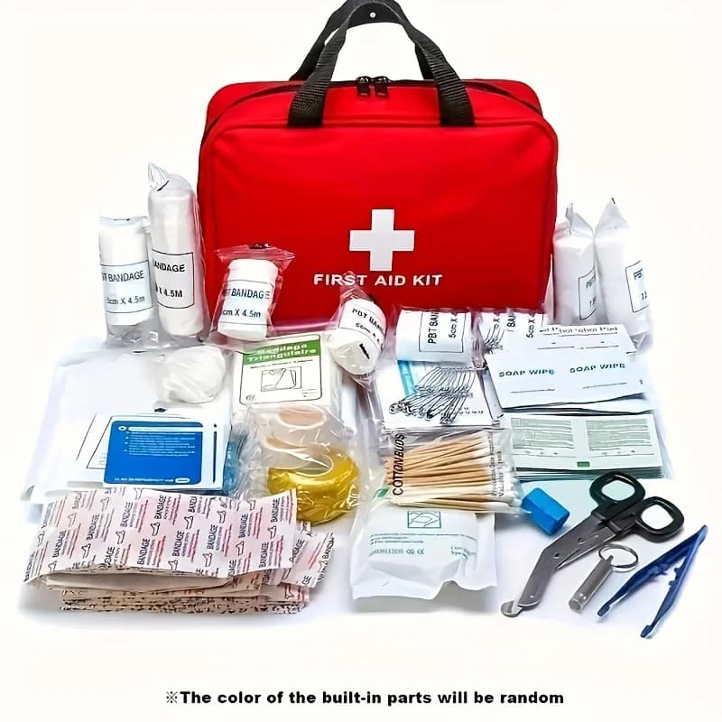 Kit di pronto soccorso - Kit di emergenza per viaggi, casa, ufficio, auto, posto di lavoro e attività all'aperto