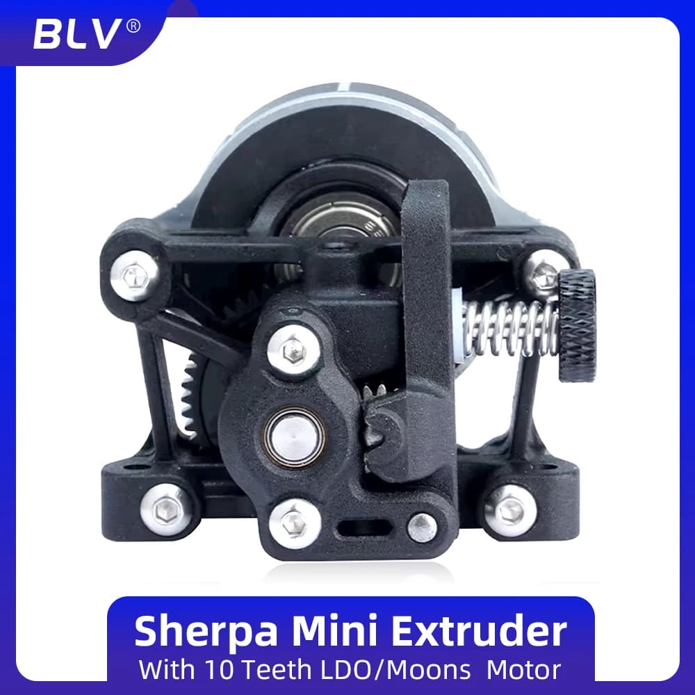 BLV® Sherpa MINI Extruder SLS Injection moulding Light Weight DDB Extruder Compatible Ender3 CR10 CR6 TEVO 3D Printer