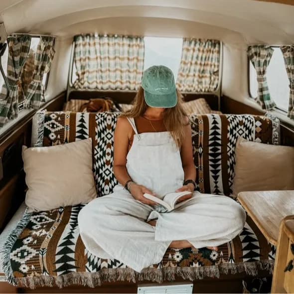 Vanlife blanket hiking blanket blanket outdoor desert rv travel