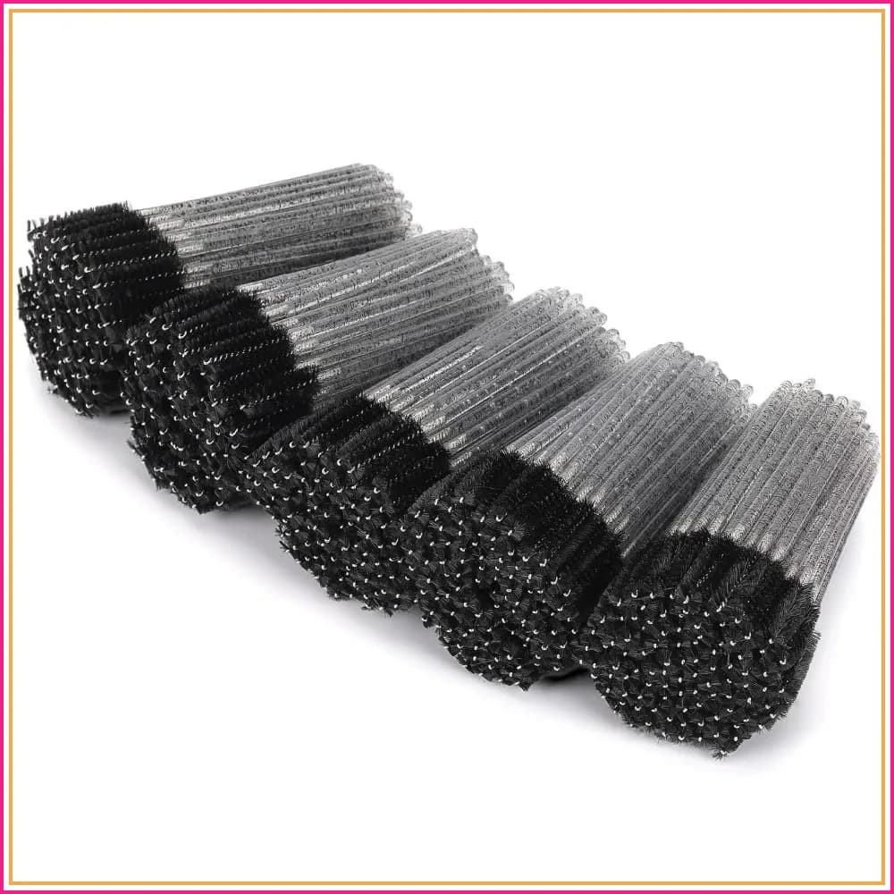 500 Disposable Mascara Wands Eyelash Brush Spoolies for Eyebrow Eye Lash Extension