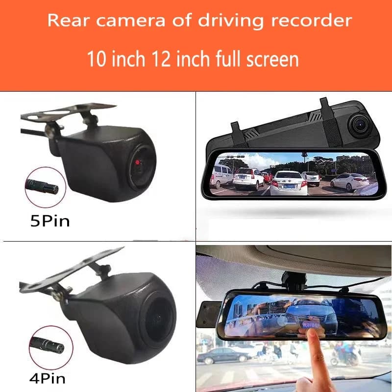 Video di retromarcia a colori HD 4Pin/5Pin visione notturna 1080P fisheye immagine di retromarcia grandangolare telecamera per auto impermeabile e resistente al sole