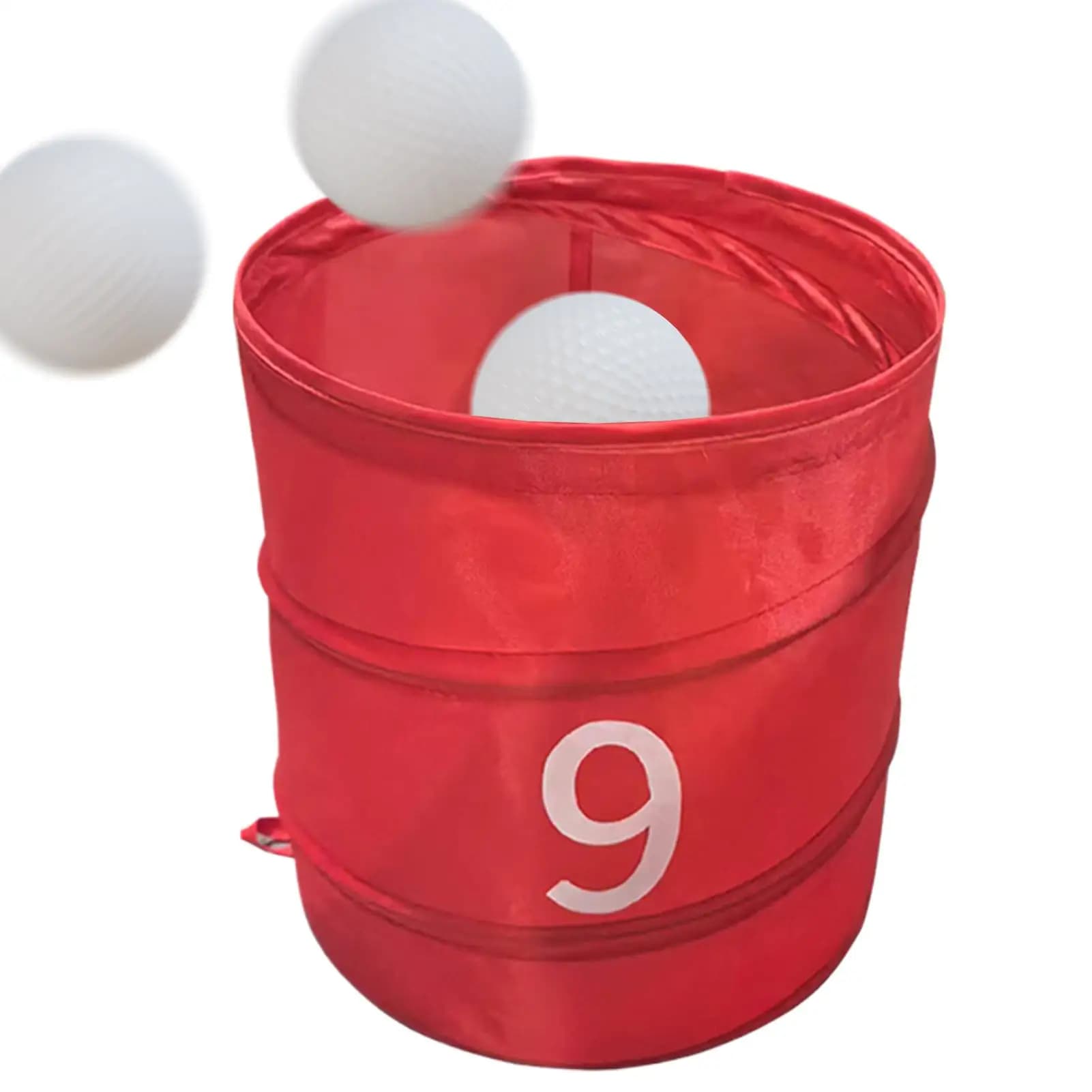 Secchio da gioco pieghevole per scheggiatura da golf all'aperto Secchio di stoccaggio per giochi da golf Organizzatore portatile Attrezzatura sportiva per la spiaggia del parco del prato